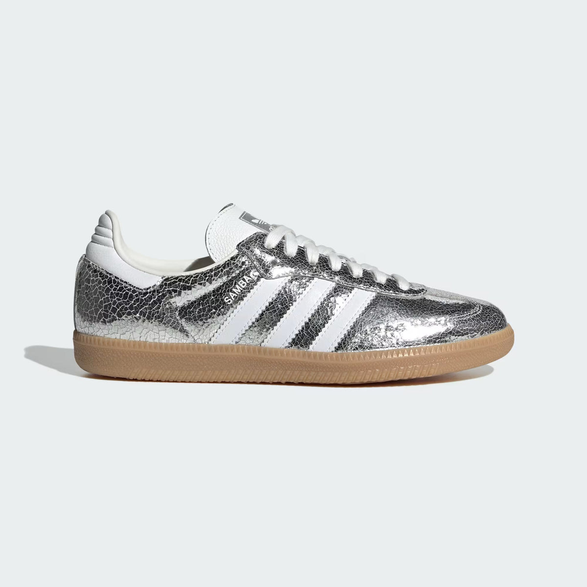 Adidas Samba OG (Argento Metallizzato / Bianco)