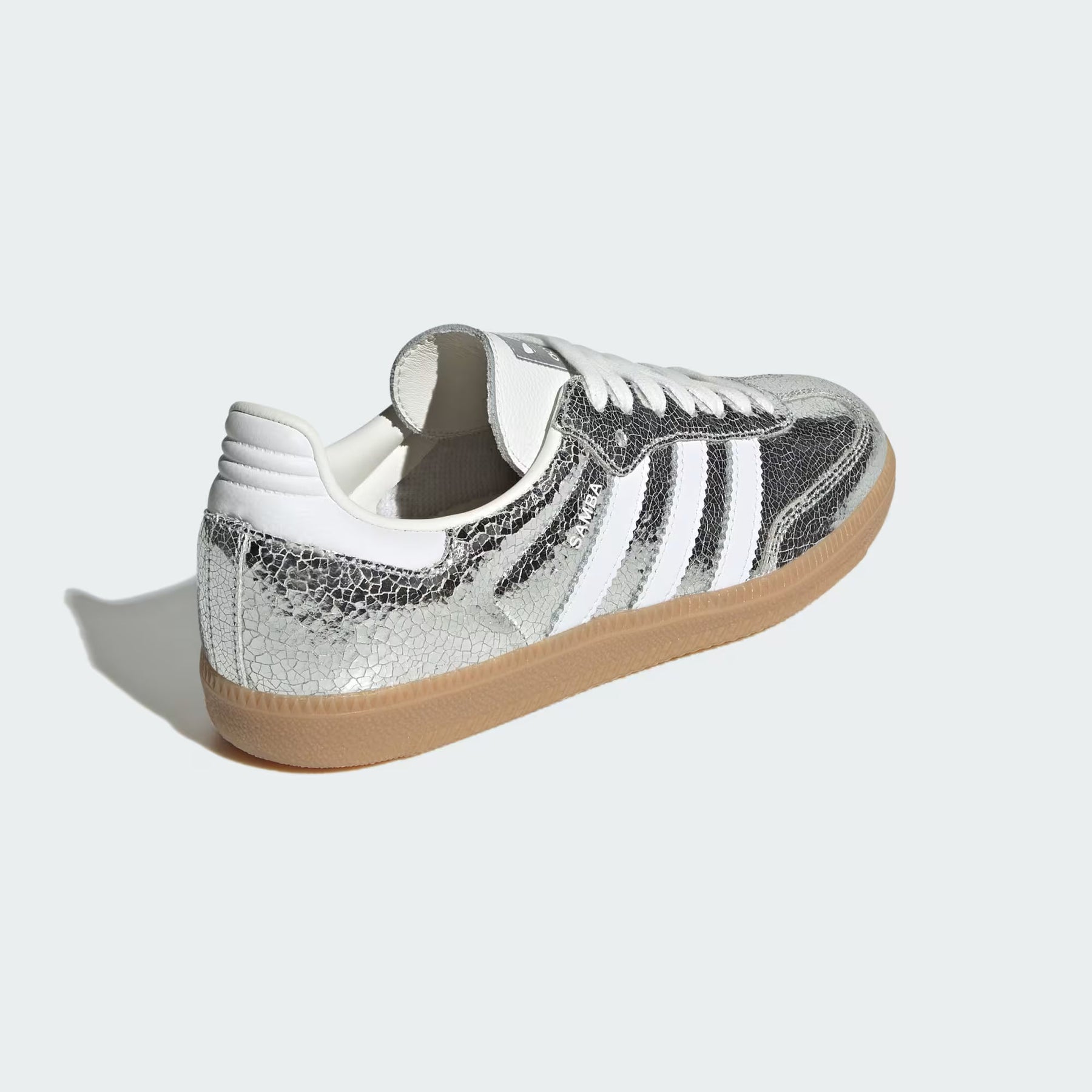 Adidas Samba OG (Argento Metallizzato / Bianco)