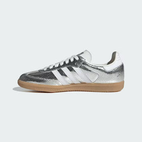 Adidas Samba OG (Argento Metallizzato / Bianco)