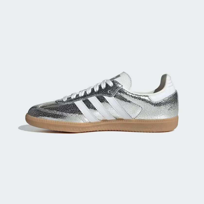 Adidas Samba OG (Argento Metallizzato / Bianco)