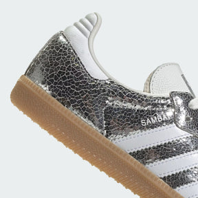 Adidas Samba OG (Argento Metallizzato / Bianco)