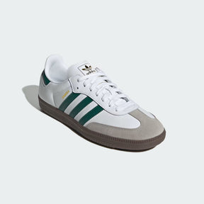 Adidas Samba OG (Bianco / Verde Collegiale)