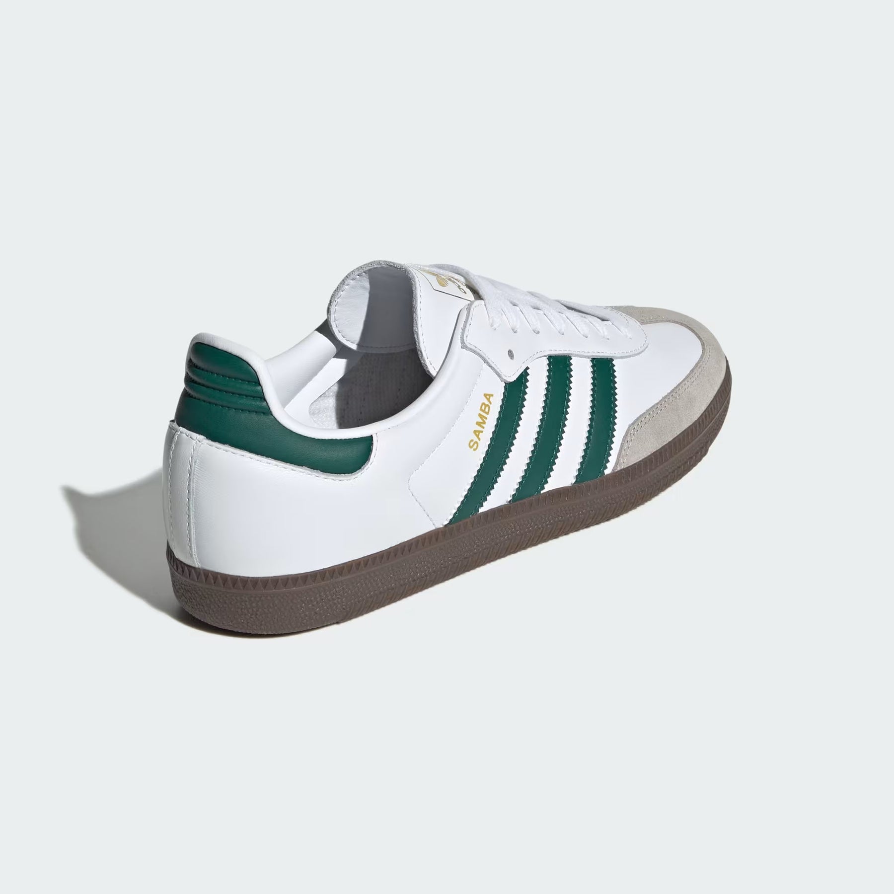 Adidas Samba OG (Bianco / Verde Collegiale)