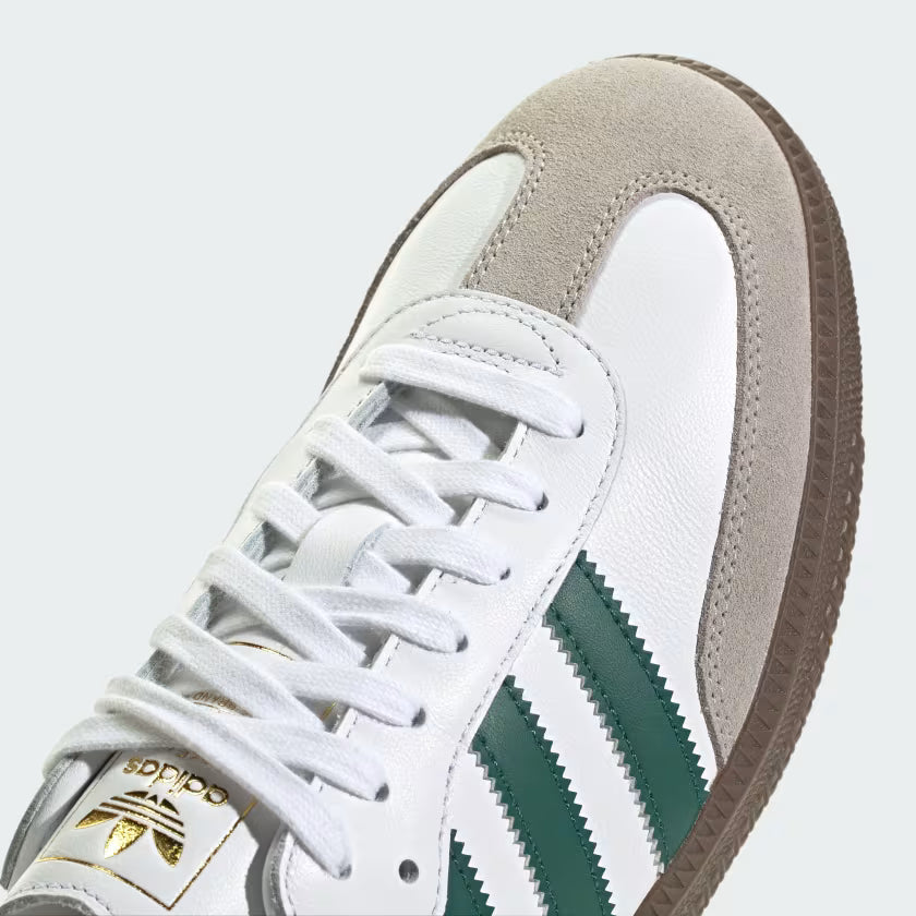 Adidas Samba OG (Bianco / Verde Collegiale)