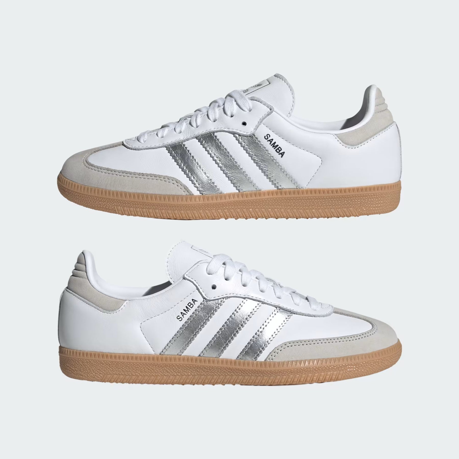 Adidas Samba OG (Bianco / Argento)