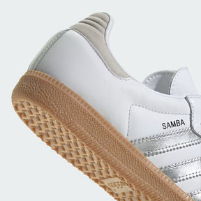 Adidas Samba OG (Bianco / Argento)